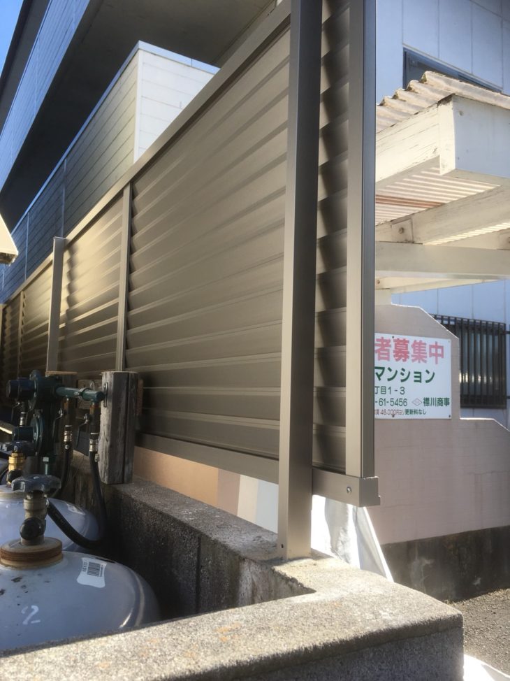   加須市　Ｕ様邸フェンス交換工事