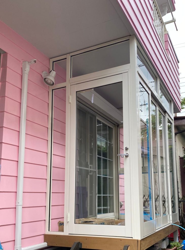   埼玉県草加市　Ｔ様邸サンルーム設置工事