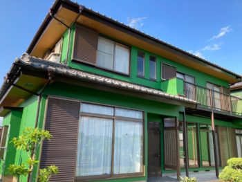 埼玉県加須市　T様邸にて外装リフォーム工事