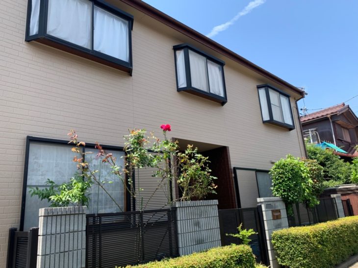   埼玉県桶川市　K様邸にて外装リフォーム工事