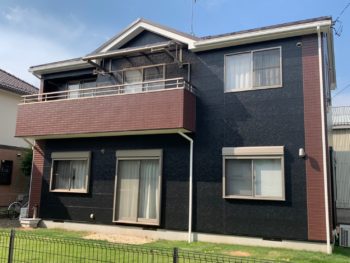 茨城県つくばみらい市　T様邸にて外装リフォーム工事